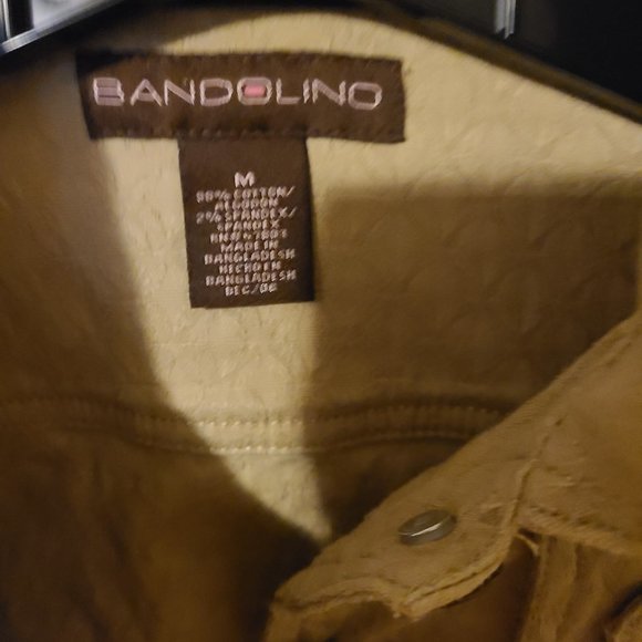 Womens Tan Denim jacket size Medium - Picture 2 of 4